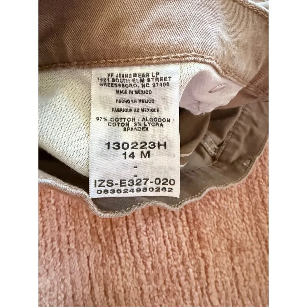 Riders by Lee Brown Straight Leg Pants Size 14M